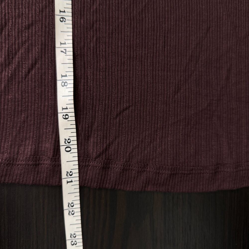 Free People Intimately Top Womens XL Only You Long Sleeve Lace Ribbed Layer NEW - Picture 8 of 9
